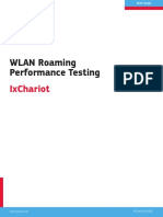 Wlan Roaming Performance Testing: Ixchariot