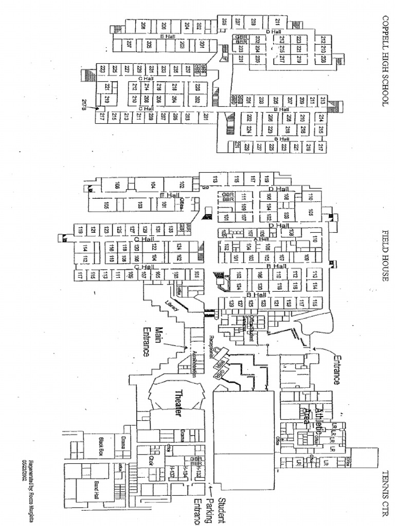 Coppell High School Campus Map PDF