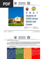 Swot Analysis of Icms Library and Media Center