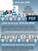 Acoso Laboral Ley 1010