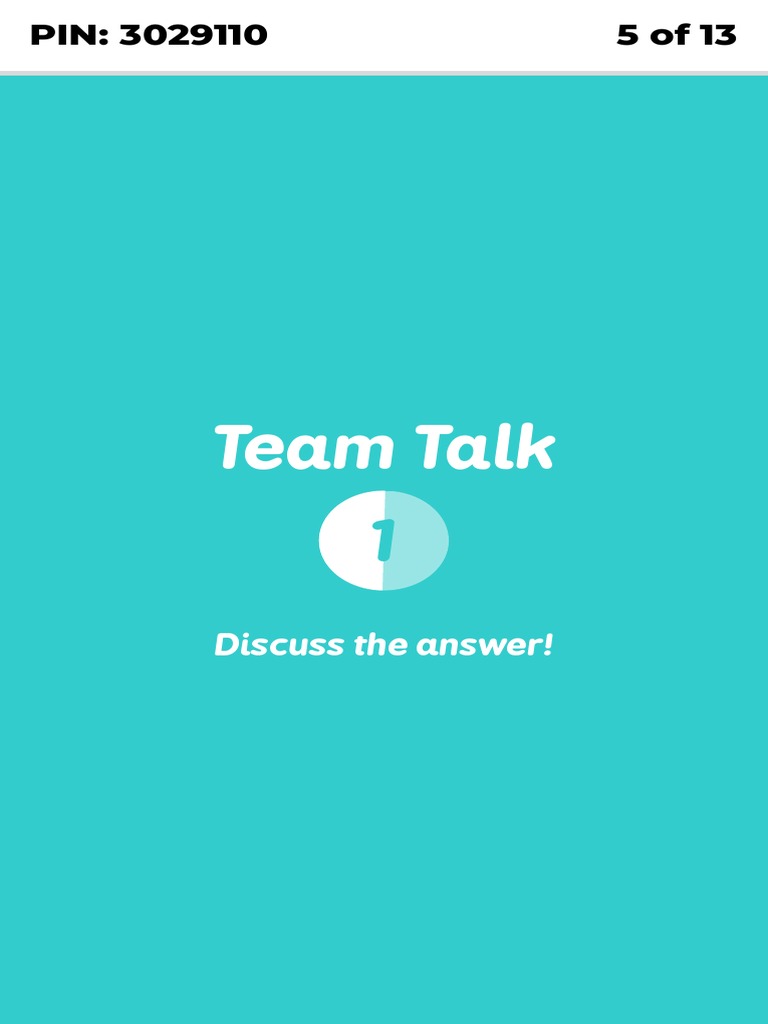 Play Kahoot! Enter Game PIN Here! PDF