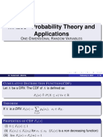 Probability Theory and Applications: O - D R V