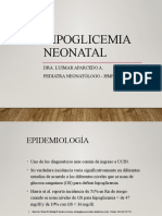 Hipoglicemia Neonatal