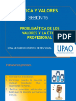 Semana15 - Problemática de Los Valores y La Ética Profesional