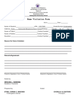 Home Visitation Form