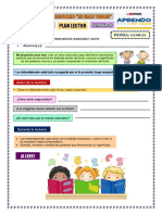 Actividad 4.1 Plan Lector Jueves 12 de Agosto Del 2021