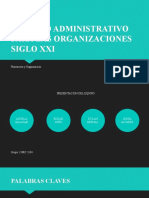 Proceso Administrativo para Las Organizaciones Siglo Xxi - Actividad 7 - 12 de Agosto de 2021