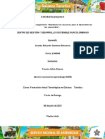 Evidencia 2 Informe Requision Gestionar Recursos para Desarrollo Recorridos