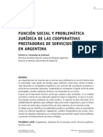 Fernandez Andreani - Funcion Social y Problematica Juridica de Las Cooperativas Prestadoras de Servicios Publicos en Argentina