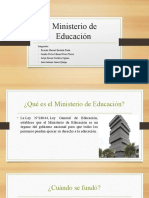 Ministerio de Educación