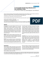 Regional Distribution of Acoustic-Based Lung Vibration As A Function of Mechanical Ventilation Mode