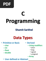 C Programming lecture note - Basics