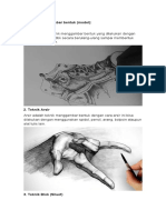 7 Teknik Menggambar Bentuk