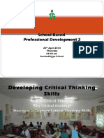 Developing Critical Thinking Skill