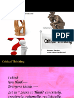 Learning critical thinking