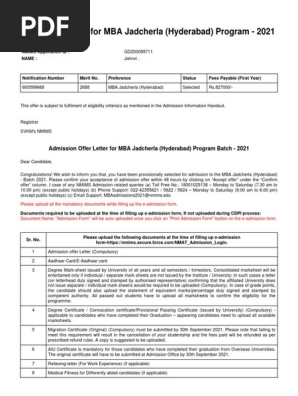 Offer Letter
