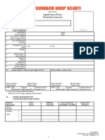 Form Pelamar PT Sumber Urip Sejati