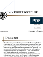 Lockout Procedure: Created by Ken Chang