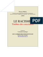 Racisme Tenebres Des Consciences