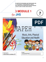 Mapeh 7 (M1)