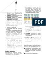 Physiology 2: DIFFUSION: The Process by Which