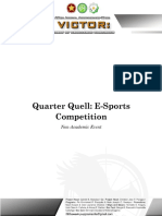 Quarter Quell E Sports Competition IRR