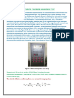 Corrosion and Chloride Test