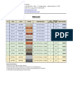 Price List SPC