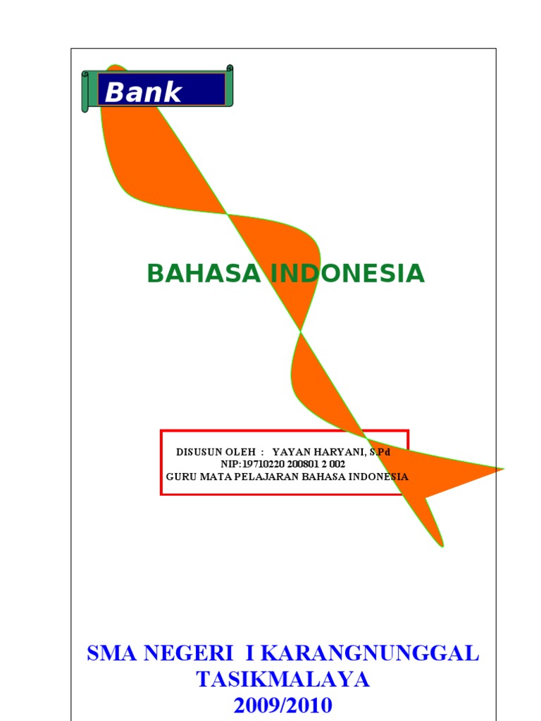BANK SOAL BAHASA INDONESIA