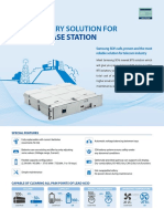 Telecom Base Station: Li-Ion Battery Solution For