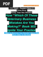 Special Discovery: Which of These Veterinary Business Mistakes Are You Making?