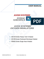 Avox 803139 Um Oxygen Inhalators User Manual Rev 3 0