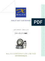 Forklift Mast Guide Bearings: Malex Corporation Limited