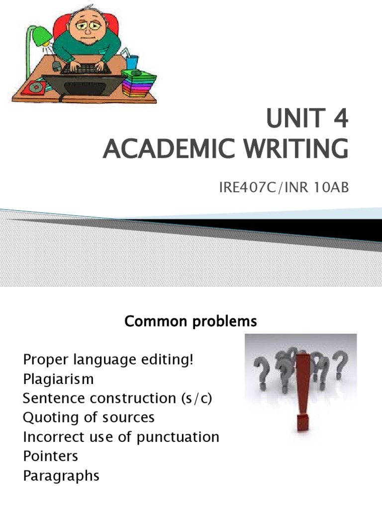 Unit 4 2020 Academic Writing | PDF | Plagiarism | Economies