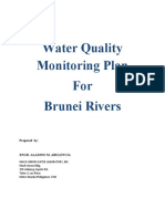 Water Quality Monitoring Plan - Cover