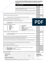 Gamaleya Health Declaration Screening Form Eng - June 9 2021