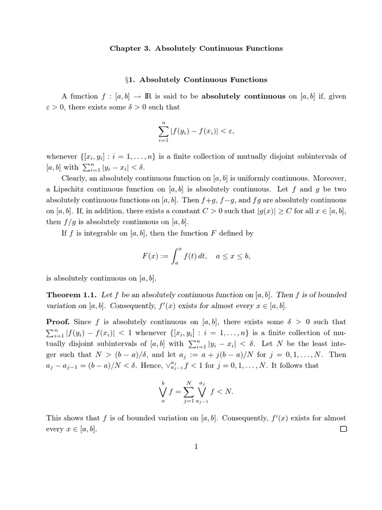 Chap 3 | PDF | Continuous Function | Analysis
