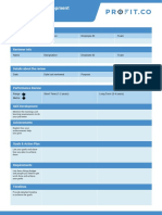 Professional Development Review Template
