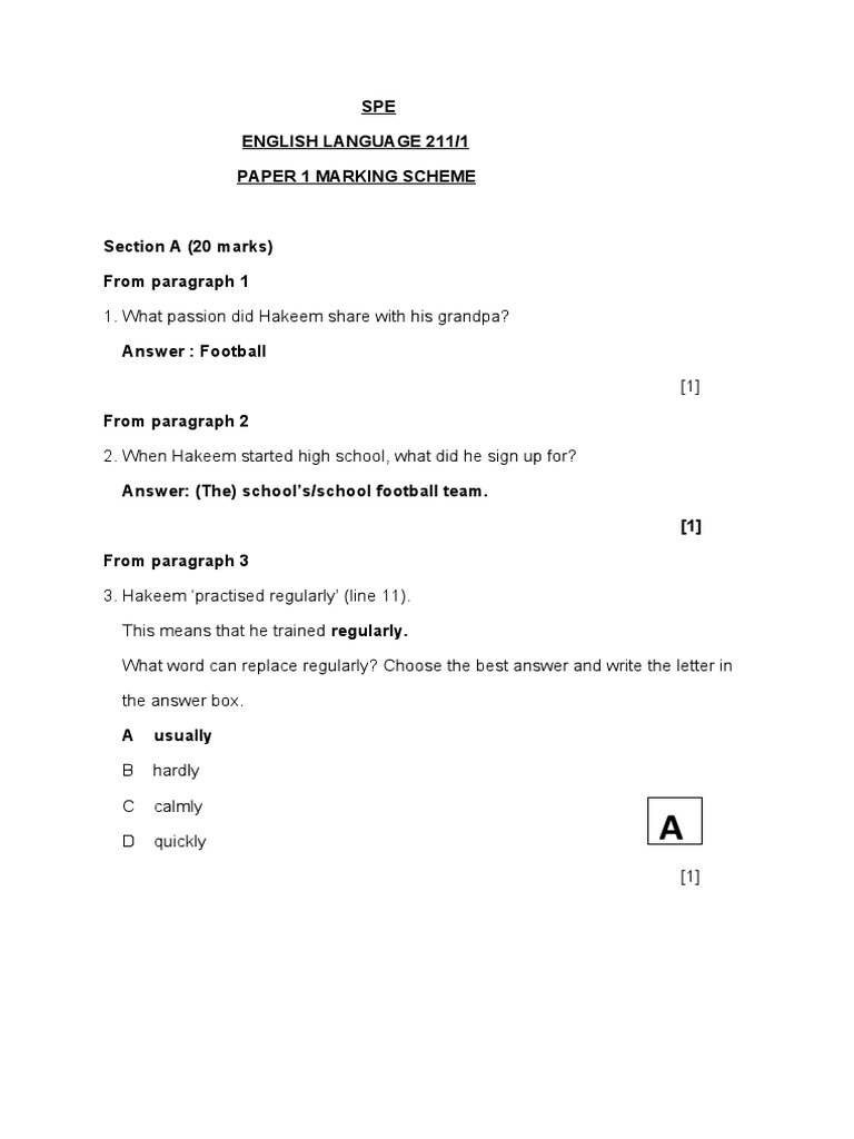 SPE Answer Key | PDF | Vocabulary | Communication