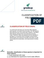 CLASSIFICATION OF FIELD CROPS