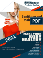Sanitizing and maintenance products catalog