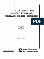 Vibration Study For Consolidation of Portland Cement Concrete