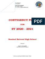 Bambad NHS Contingency Plan For COVID-19