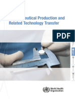 Pharmaceutical Production and Related Technology Transfer: ISBN 978 92 4 150235 1