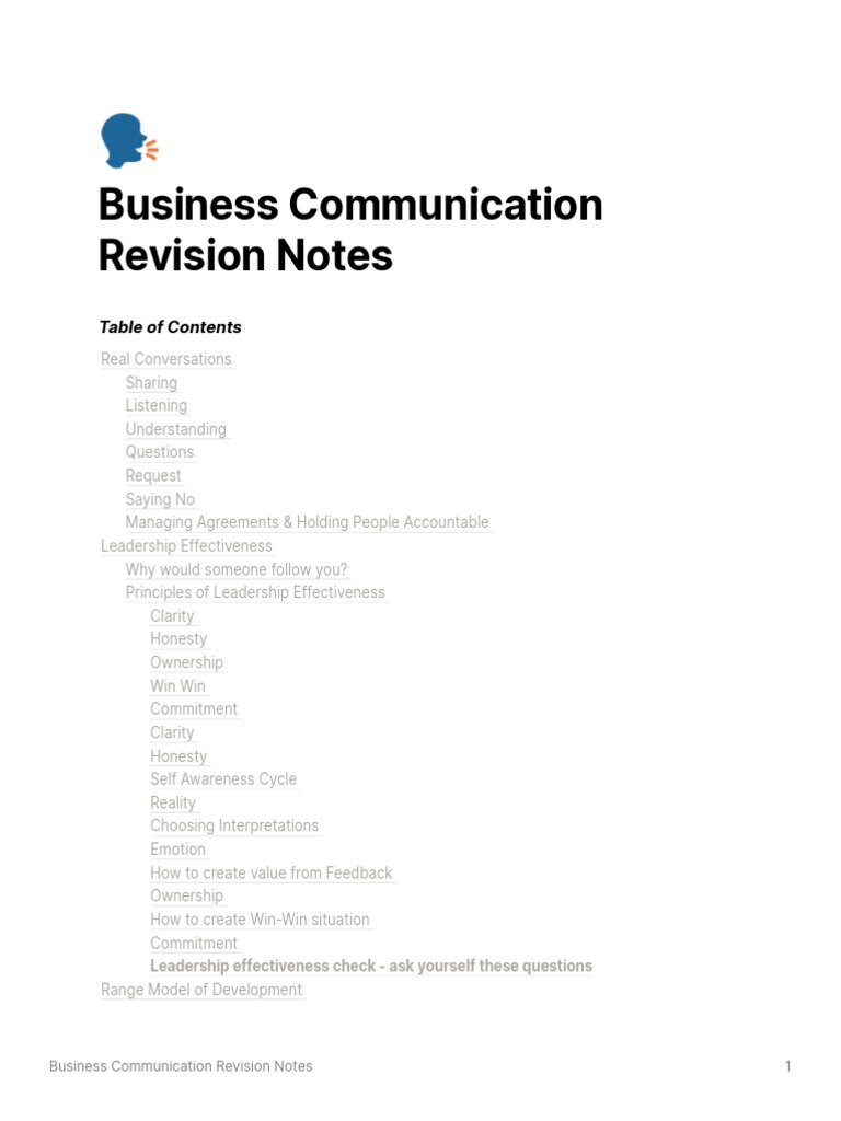 Business Communication Essentials Guide | PDF | Credibility | Leadership