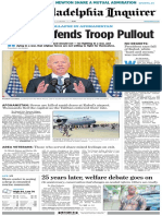 Biden Defends Troop Pullout: 25 Years Later, Welfare Debate Goes On