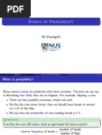 Basics of Probability: He Shuangchi