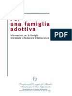 Informazioni Per Le Famiglie Interessate All'adozione Internazionale