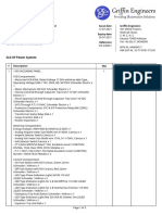 Quotation: SLD of Power System