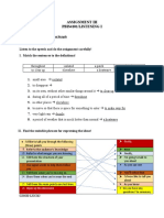 ASSIGNMENT III - ListeningI